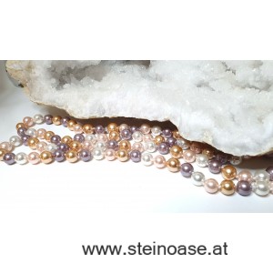 Kette Muschelkern - Perle,  LANG,  8mm